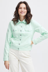 Blouson En Toile Fransa Vert Pâle